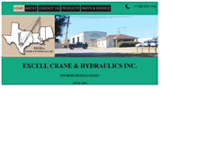 Tablet Screenshot of excellcrane.com